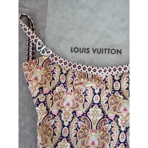 Louis Vuitton Vintage Y2K womens 38 One-Piece Swimsuit Paisley Print NWT luxury - Picture 5 of 10